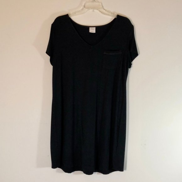 Soma Other - Soma Intimates Women's Sleep Shirt Pajamas Short Sleeve Black SZ L